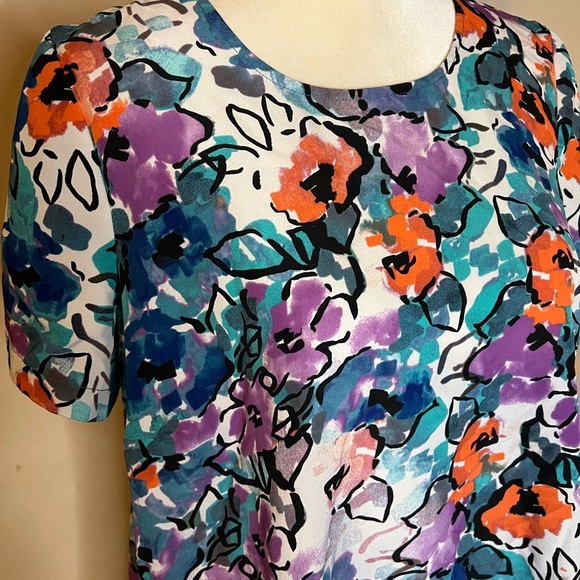 ⭐️3 For $25 Jessica Howard Floral Multicolor Top - Picture 5 of 8